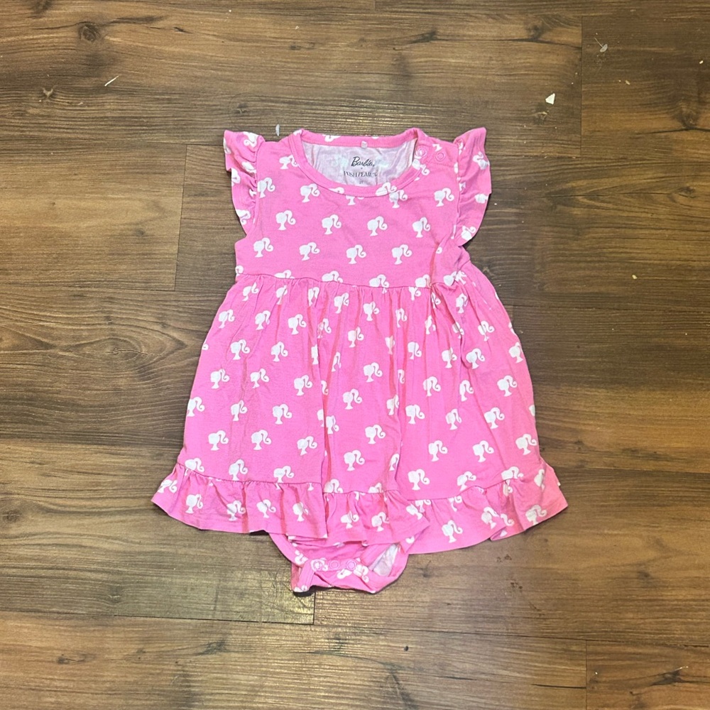 Posh Peanut Barbie Pink Ruffled Bodysuit